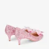 Décolleté a punta Allure in camoscio rosa misto e ricoperte di cristalli Décolleté a punta Allure in camoscio rosa misto e ricoperte di cristalli