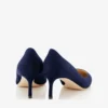 Décolleté a punta in camoscio blu navy Romy 60 Décolleté a punta in camoscio blu navy Romy 60
