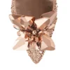 Décolleté a punta ricoperte di cristalli Allure in oro rosa Décolleté a punta ricoperte di cristalli Allure in oro rosa