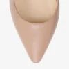 Décolleté a punta Romy 85 in pelle di capretto rosa balletto