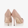 Décolleté a punta Romy 85 in pelle di capretto rosa balletto
