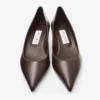 Décolleté Amelia 35 in pelle di vitello color cioccolato