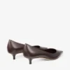 Décolleté Amelia 35 in pelle di vitello color cioccolato