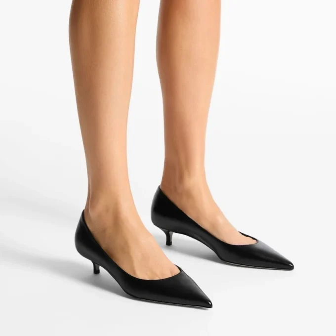 Décolleté Amelia 35 in pelle di vitello nera Décolleté Amelia 35 in pelle di vitello nera