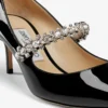 Décolleté Bing 65 in vernice nera con cristalli Décolleté Bing 65 in vernice nera con cristalli