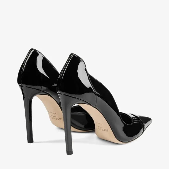 Décolleté Brigitte 100 in vernice nera Décolleté Brigitte 100 in vernice nera
