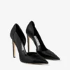 Décolleté Brigitte 120 in raso nero