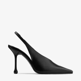 Décolleté Isa 95 in pelle nera