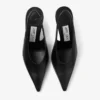 Décolleté Isa 95 in pelle nera