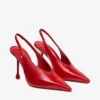 Décolleté Isa 95 in pelle rosso rubino Décolleté Isa 95 in pelle rosso rubino