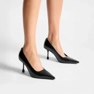 Décolleté Ixia 80 in pelle nappa nera Décolleté Ixia 80 in pelle nappa nera