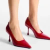 Décolleté Ixia 80 in pelle rosso rubino Décolleté Ixia 80 in pelle rosso rubino