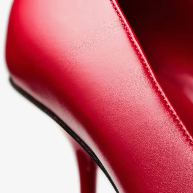 Décolleté Ixia 80 in pelle rosso rubino Décolleté Ixia 80 in pelle rosso rubino