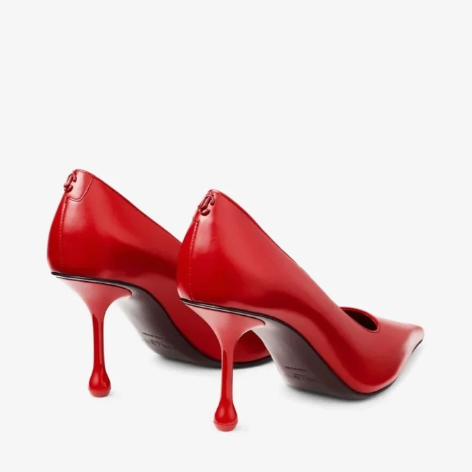 Décolleté Ixia 80 in pelle rosso rubino Décolleté Ixia 80 in pelle rosso rubino