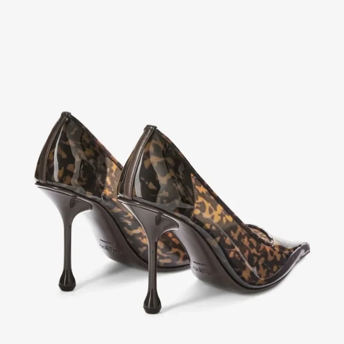 Décolleté Ixia 95 in TPU color ambra tartarugato