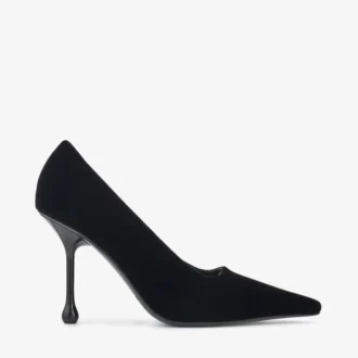 Décolleté Ixia 95 in velluto nero