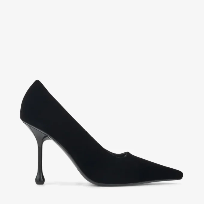 Décolleté Ixia 95 in velluto nero