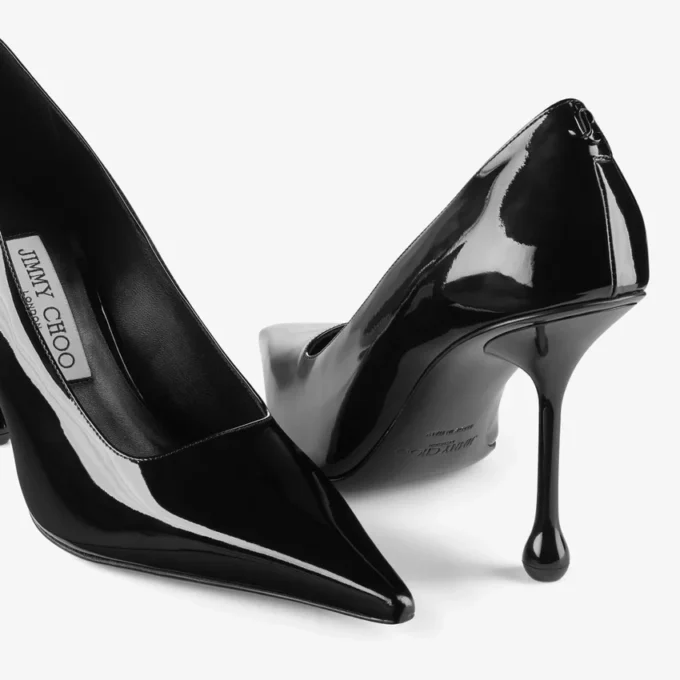 Décolleté Ixia 95 in vernice nera