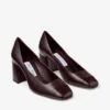 Décolleté Jenson 65 in nappa verniciata color merlot intenso