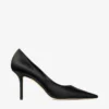 Décolleté Love 85 in raso nero