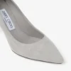 Décolleté Romy 85 in camoscio color tortora