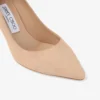 Décolleté Romy 85 in pelle scamosciata color chai