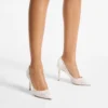 Décolleté Romy 85 in pizzo avorio di jimmy choo