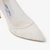 Décolleté Romy 85 in pizzo avorio di jimmy choo