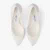 Décolleté Romy 85 in pizzo avorio di jimmy choo