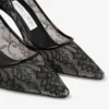 Décolleté Romy 85 in pizzo nero jimmy choo