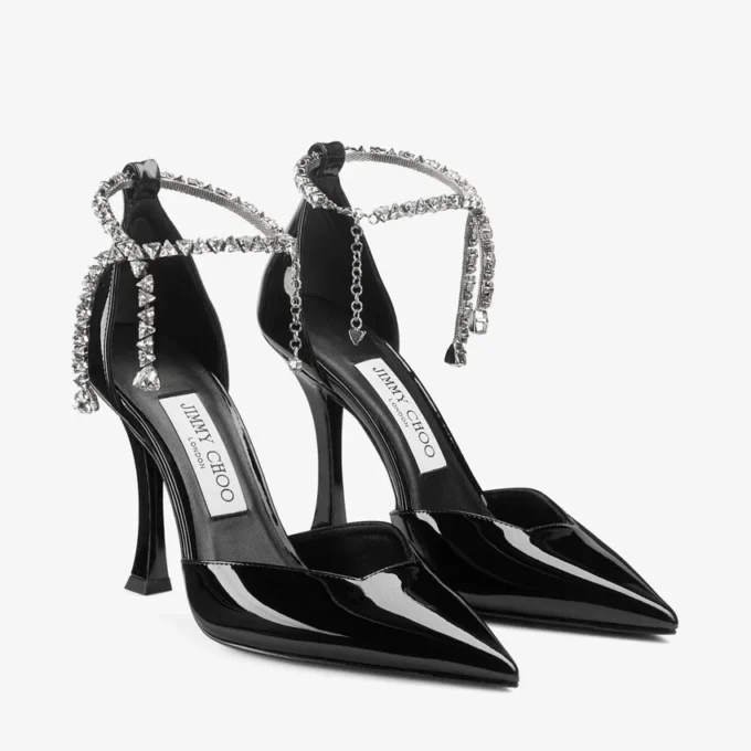 Décolleté Stevie 100 in vernice nera Décolleté Stevie 100 in vernice nera