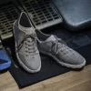 Diamond Flex M Sneakers basse in mix di denim e pelle scamosciata color tortora Diamond Flex M Sneakers basse in mix di denim e pelle scamosciata color tortora
