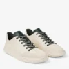 Diamond Flex M Sneakers basse in mix di pelle Latte e British Green Diamond Flex M Sneakers basse in mix di pelle Latte e British Green