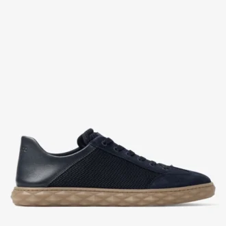 Diamond Flex M Sneakers basse in mix di pelle Midnight e mesh traspirante testurizzato