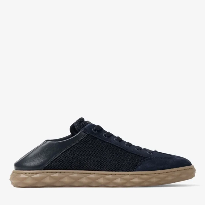Diamond Flex M Sneakers basse in mix di pelle Midnight e mesh traspirante testurizzato Diamond Flex M Sneakers basse in mix di pelle Midnight e mesh traspirante testurizzato