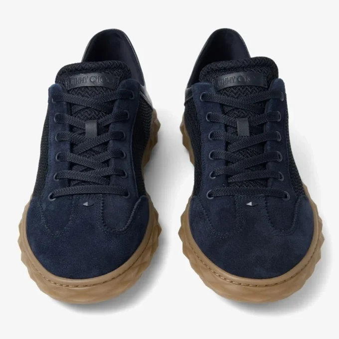 Diamond Flex M Sneakers basse in mix di pelle Midnight e mesh traspirante testurizzato Diamond Flex M Sneakers basse in mix di pelle Midnight e mesh traspirante testurizzato