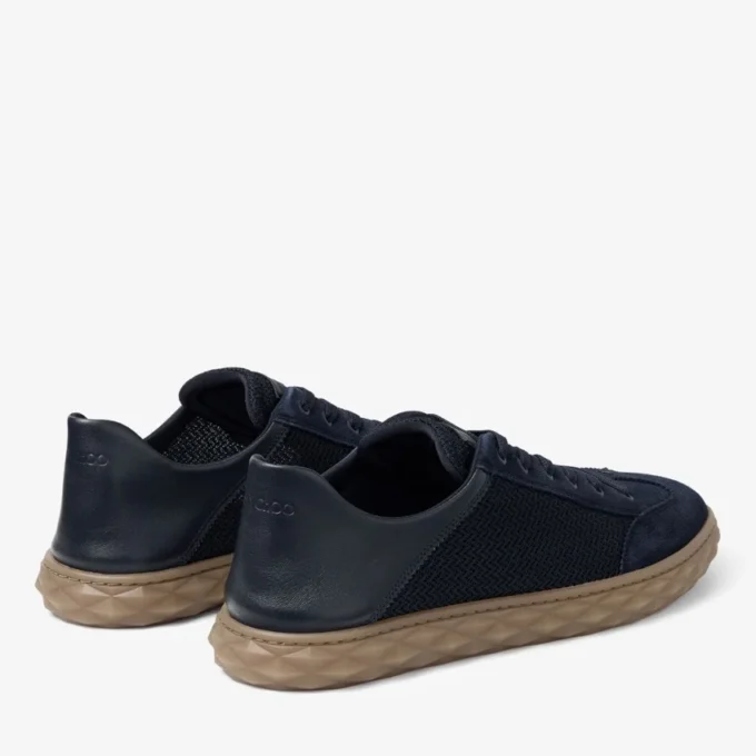 Diamond Flex M Sneakers basse in mix di pelle Midnight e mesh traspirante testurizzato Diamond Flex M Sneakers basse in mix di pelle Midnight e mesh traspirante testurizzato