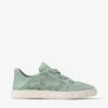 Diamond Light Flex F Sneakers basse con lacci in mix di pelle verde e pelle traforata Diamond Light Flex F Sneakers basse con lacci in mix di pelle verde e pelle traforata