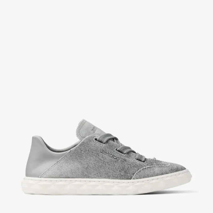 Diamond Light Flex F Sneakers basse in mix di denim e pelle scamosciata Diamond Light Flex F Sneakers basse in mix di denim e pelle scamosciata