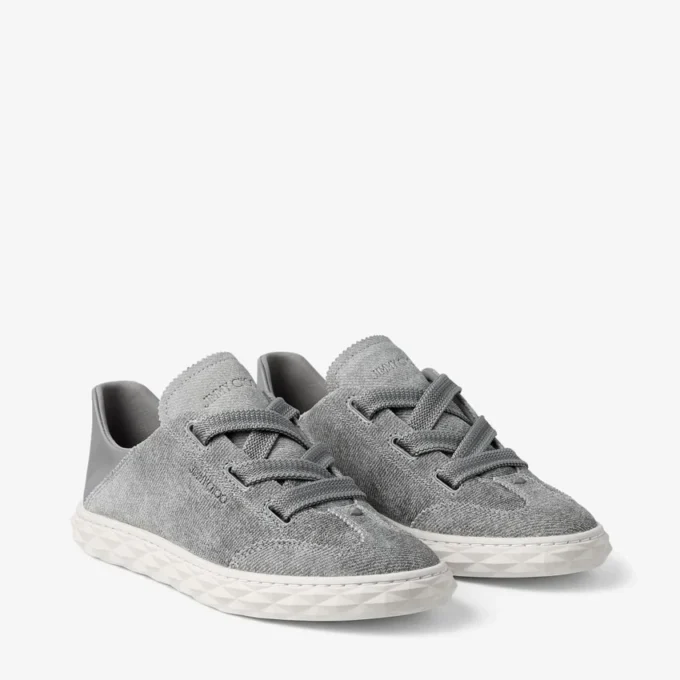 Diamond Light Flex F Sneakers basse in mix di denim e pelle scamosciata Diamond Light Flex F Sneakers basse in mix di denim e pelle scamosciata