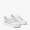 Diamond Light Flex F Sneakers basse in mix di pelle bianca e pelle traforata Diamond Light Flex F Sneakers basse in mix di pelle bianca e pelle traforata