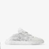 Diamond Light Flex F Sneakers basse in mix di pelle bianca e pelle traforata Diamond Light Flex F Sneakers basse in mix di pelle bianca e pelle traforata