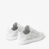 Diamond Light Flex F Sneakers basse in mix di pelle bianca e pelle traforata Diamond Light Flex F Sneakers basse in mix di pelle bianca e pelle traforata