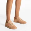Diamond Light Flex F Sneakers basse in mix di pelle scamosciata e pelle color caramello