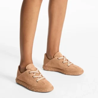 Diamond Light Flex F Sneakers basse in mix di pelle scamosciata e pelle color caramello Diamond Light Flex F Sneakers basse in mix di pelle scamosciata e pelle color caramello