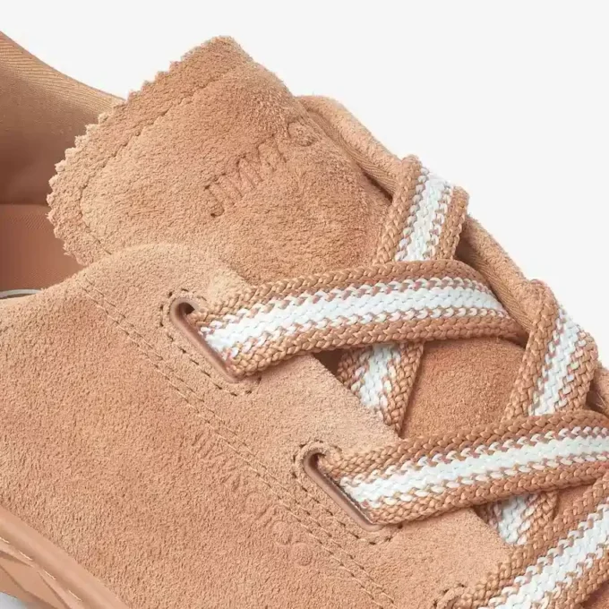 Diamond Light Flex F Sneakers basse in mix di pelle scamosciata e pelle color caramello