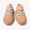 Diamond Light Flex F Sneakers basse in mix di pelle scamosciata e pelle color caramello