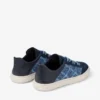 Diamond Light Flex F Sneakers in mix di pelle color marine e denim a trama incrociata
