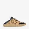 Diamond Light Flex F Sneakers in pelle di cavallino con stampa leopardata