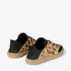 Diamond Light Flex F Sneakers in pelle di cavallino con stampa leopardata